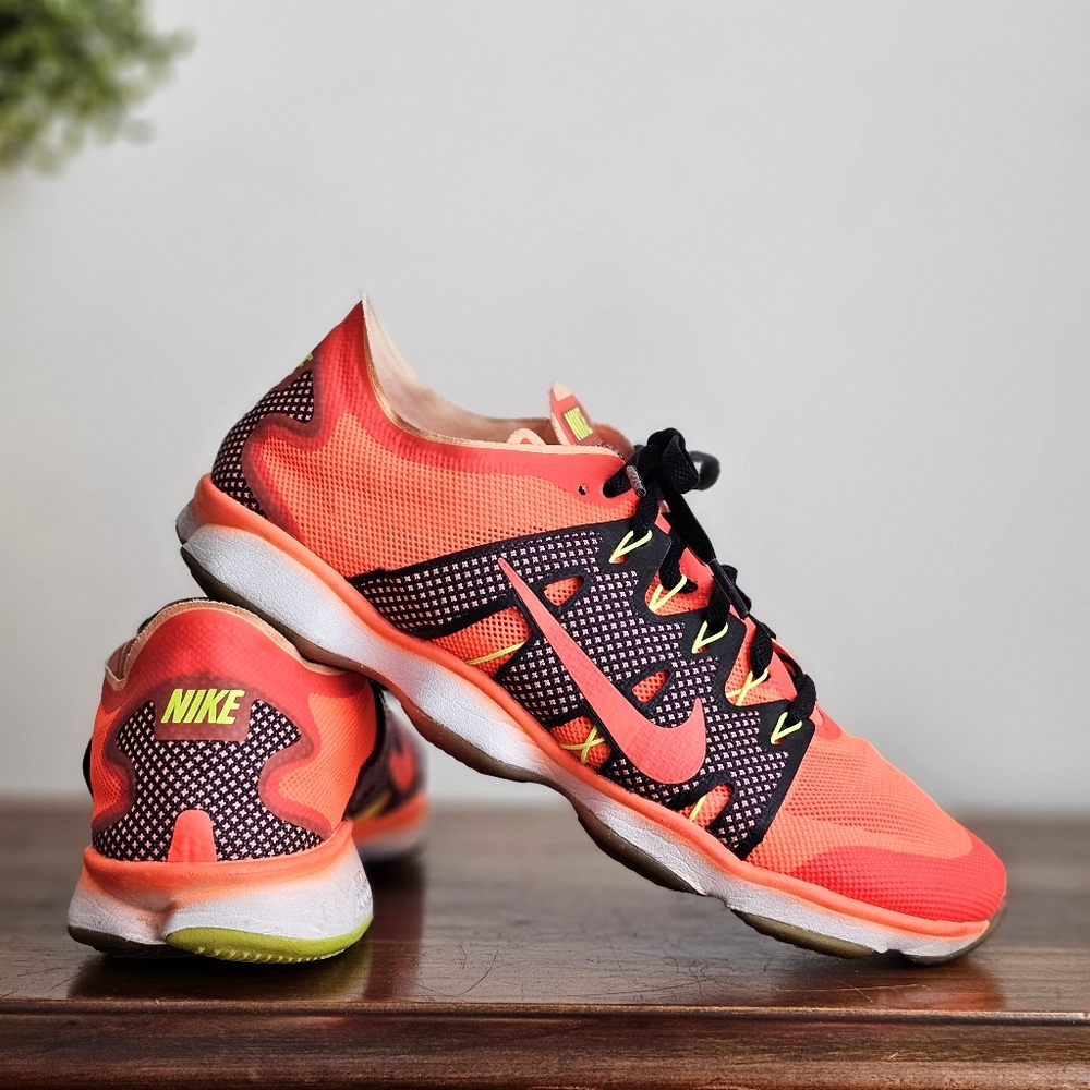 Nike Air Zoom Fit Agility 2 Women’s US 8 Training Shoes 806472-800 Hot Lava Volt